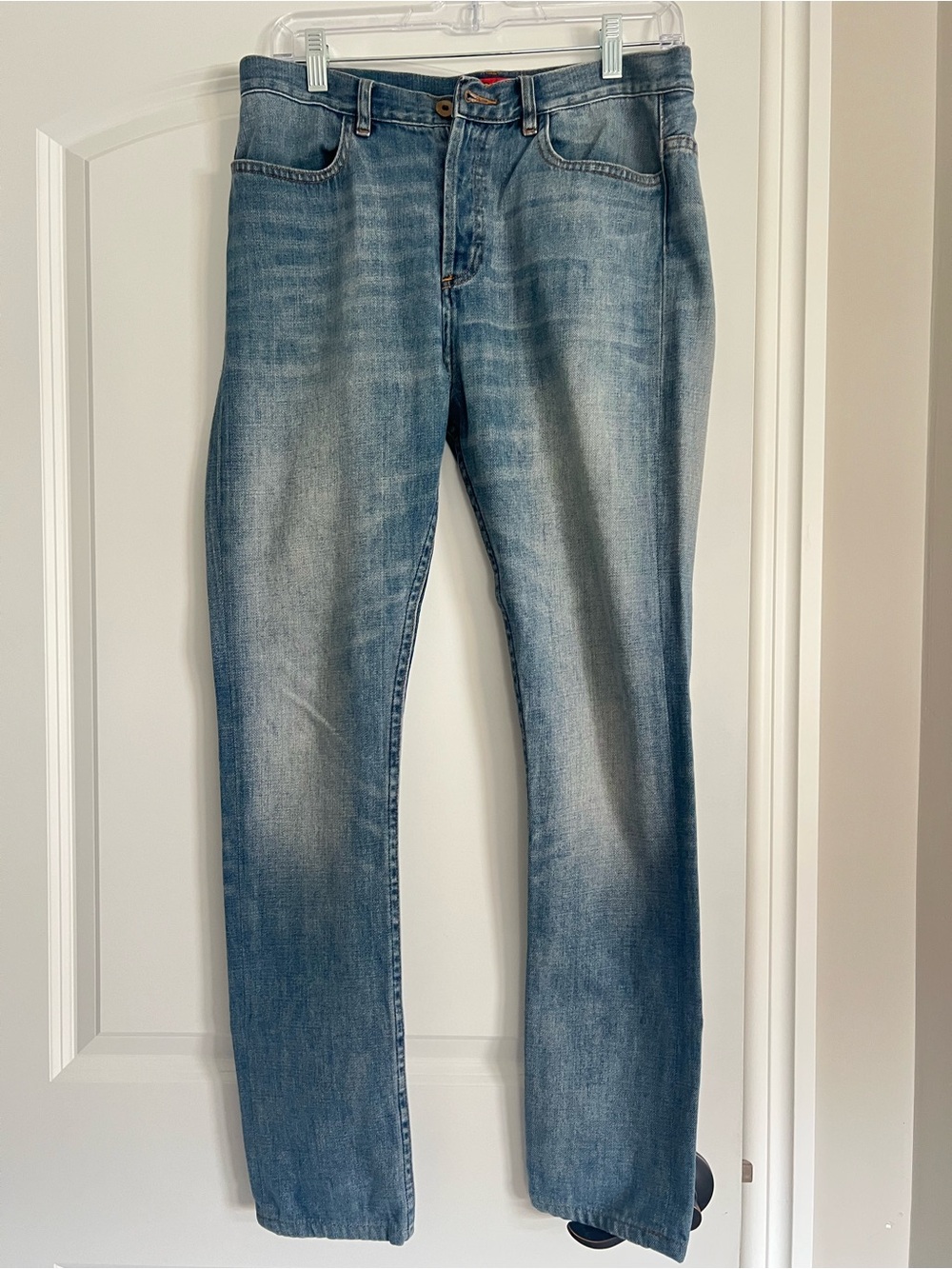 A.P.C. Kanye Skinny Jeans in Light Blue Faded Wash